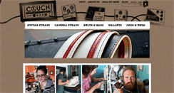 Desktop Screenshot of couchguitarstraps.com